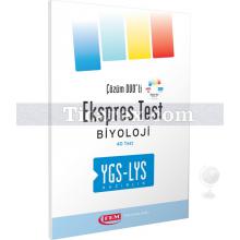 YGS - LYS - Biyoloji Ekspres Test (DVD Hediyeli) | Yaprak Test