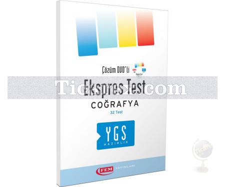 YGS - Coğrafya Ekspres Test (DVD Hediyeli) | Yaprak Test - Resim 1
