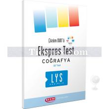 LYS - Coğrafya Ekspres Test (DVD Hediyeli) | Yaprak Test