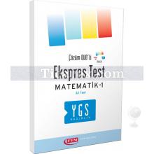 YGS - Matematik-1 Ekspres Test (DVD Hediyeli) | Yaprak Test