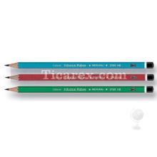 Köşeli Mercanlı Kurşun Kalem 2160 | Kırmızı, Yeşil, Mavi | Siyah