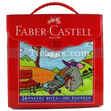 Faber-Castell Plastik Çantalı Pastel Boya | 24 renk