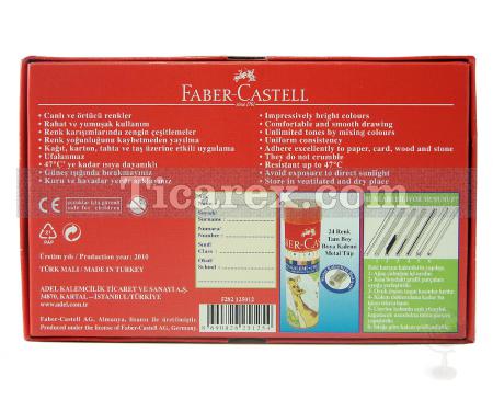 Faber-Castell Redline Karton Kutu Pastel Boya | 12 renk - Resim 3
