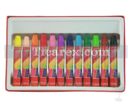 Faber-Castell Redline Karton Kutu Pastel Boya | 12 renk - Resim 2