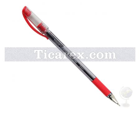 1425 İğne Uçlu Tükenmez Kalem | Kırmızı - Resim 1