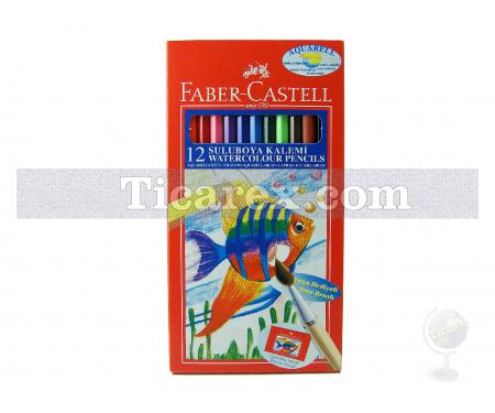 Faber-Castell Suluboya Kalemi Karton Kutuda - Aquarell | 12 renk - Resim 1