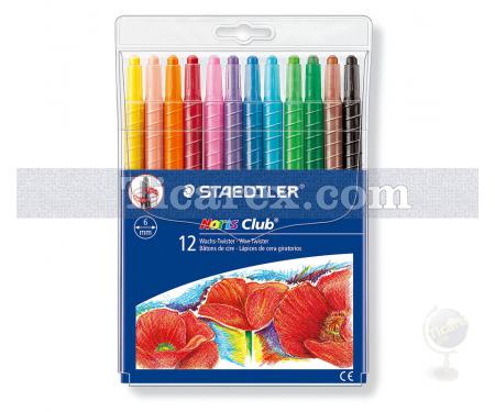 Staedtler Noris Club Çevirmeli Mum Boya | 12 renk - Resim 1