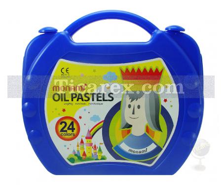 Monami Pastel Boya - Çantalı | Mavi | 24 renk - Resim 1
