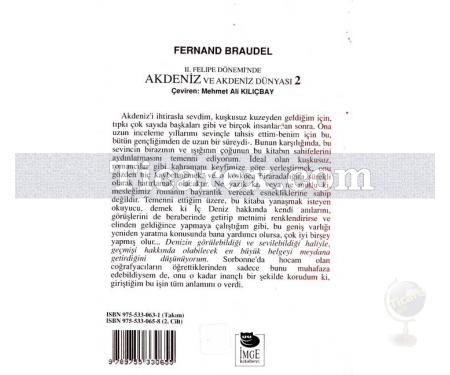 2. Felipe Dönemi'nde - Akdeniz ve Akdeniz Dünyası Cilt: 2 | Fernand Braudel - Resim 2