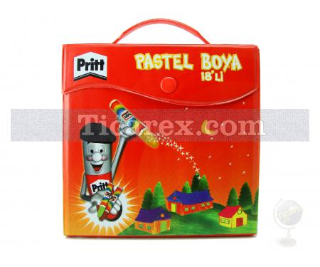Pritt Çantalı Pastel Boya - Vinyl Ambalaj | 18 renk - Resim 1