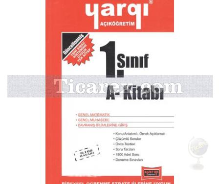 AÖF 1. Sınıf A-Kitabı | Ayşegül Sandıkçıoğlu, Güven Göllüoğlu, Mustafa Gümüş - Resim 1