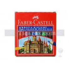 Faber-Castell Yarım Boy Boya Kalemi - Karton Kutu | 12 renk