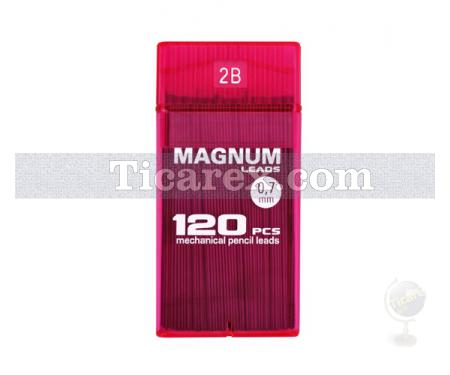 Magnum Versatil Uç ( Min ) - Şeffaf Pembe Kutuda No:16 | 0.7 mm | 2B | Siyah - Resim 1