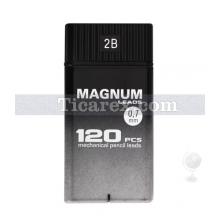 Magnum Versatil Uç ( Min ) - Siyah Beyaz Kutuda No:4B | 0.7 mm | 2B | Siyah