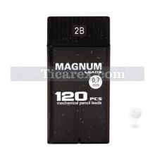 Magnum Versatil Uç ( Min ) - Şeffaf Siyah Kutuda No:20 | 0.7 mm | 2B | Siyah