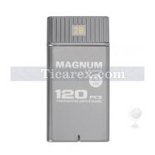 Magnum Versatil Uç ( Min ) - Gri Kutuda No:8 | 0.7 mm | 2B | Siyah