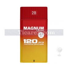 Magnum Versatil Uç ( Min ) - Sarı Kırmızı Kutuda No:2A | 0.7 mm | 2B | Siyah