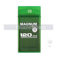 Magnum Versatil Uç ( Min ) - Şeffaf Yeşil Kutu No:6 | 0.5 mm | 2B | Siyah
