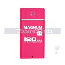 Magnum Versatil Uç ( Min ) - Pembe Kutuda No:12 | 0.5 mm | 2B | Siyah