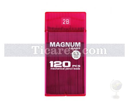 Magnum Versatil Uç ( Min ) - Şeffaf Pembe Kutuda No:11 | 0.5 mm | 2B | Siyah - Resim 1