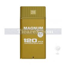 Magnum Versatil Uç ( Min ) - Altın Renkli Kutuda No:7 | 0.7 mm | 2B | Siyah