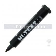 Hi-Text Kesik Uçlu Permanent Markör - 830PC | 5 mm | Siyah