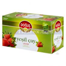 Doğuş Yeşil Çay Çilekli Süzen Poşet 20'li | 35 gr