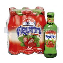 Uludağ Frutti Çilek Aromalı Maden Suyu 6x200ml | 1200 ml