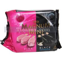 Algida Magnum Mini Pink & Black Dondurma 6'lı Paket | 330 ml