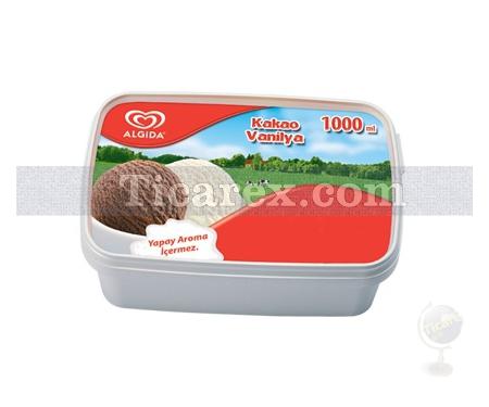 Algida Kakao Vanilyalı Dondurma | 1000 ml - Resim 1