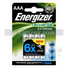 Energizer Şarjlı Pil AAA Tipi 800 mAh 4'lü Paket %70 Şarj Edilmiş Hazır