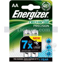 Energizer Şarjlı Pil AA Tipi 2400 mAh 2'li Paket %70 Şarj Edilmiş