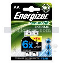 Energizer Şarjlı Pil AA Tipi 2300 mAh 2'li Paket %70 Şarj Edilmiş