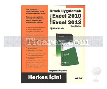 Örnek Uygulamalı Excel 2010 ve Excel 2013 | Hayrettin Üçüncü - Resim 1