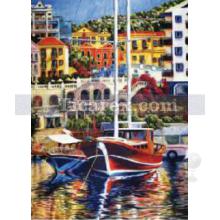 Renkli Liman Yapboz - 1000 Parça Puzzle | 68x48 cm