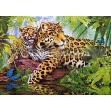 Kaplan ve Yavrusu Yapboz - 1000 Parça Puzzle | 48x68 cm