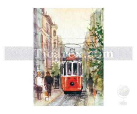 İstiklal Caddesinde Tramvay Yapboz - 1000 Parça Puzzle | 68x48 cm - Resim 1