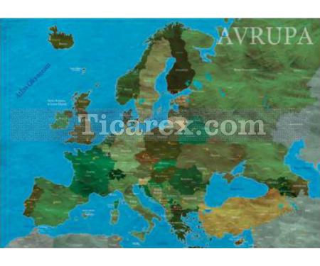 Avrupa Haritası Yapboz - 346 Parça Puzzle | 45x60 cm - Resim 1