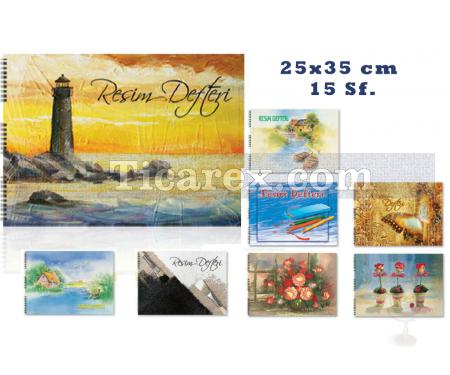 Resim Defteri | 15 yp | Spiralli | 25x35 cm - Resim 1