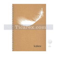 La Plume Defter | 100 yp | A4 | Spiralli | Çizgili | PP Kapak