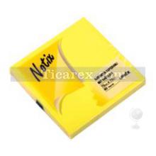 Notix Yapışkanlı Not Kağıdı Neon Sarı 75x75mm 80 Yaprak