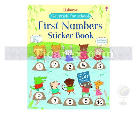 First Numbers Sticker Book | Jessica Greenwell - Resim 1