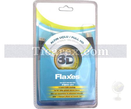 Flaxes HDMI ( M ) - Mini HDMI - 3D Uyumlu Altın Uçlu Görüntü Kablosu V1.4 %100 Bakır | 1.8 m - Resim 1