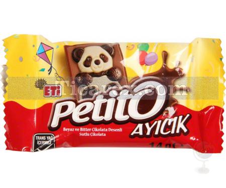 Eti Petito Ayıcık Sütlü ve Beyaz Çikolata | 14 gr - Resim 1