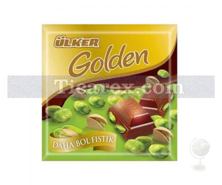 Ülker Golden Bol Fıstık Antep Fıstıklı Çikolata | 80 gr - Resim 1
