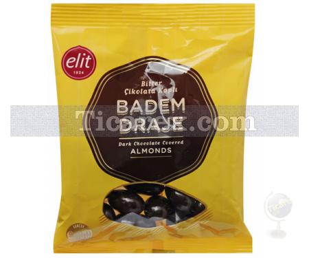 Elit Badem Draje (Bitter Çikolata Kaplı) | 100 gr - Resim 1