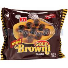 Eti Browni Gold Mini Kakao Soslu Çikolatalı Kek | 180 gr