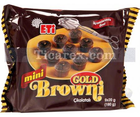 Eti Browni Gold Mini Kakao Soslu Çikolatalı Kek | 180 gr - Resim 1