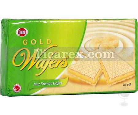 Şölen Gold Wafers Muzlu Kremalı Gofret | 200 gr - Resim 1