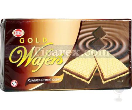 Şölen Gold Wafers Kakaolu Kremalı Gofret | 200 gr - Resim 1